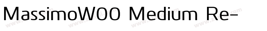 MassimoW00 Medium Re字体转换